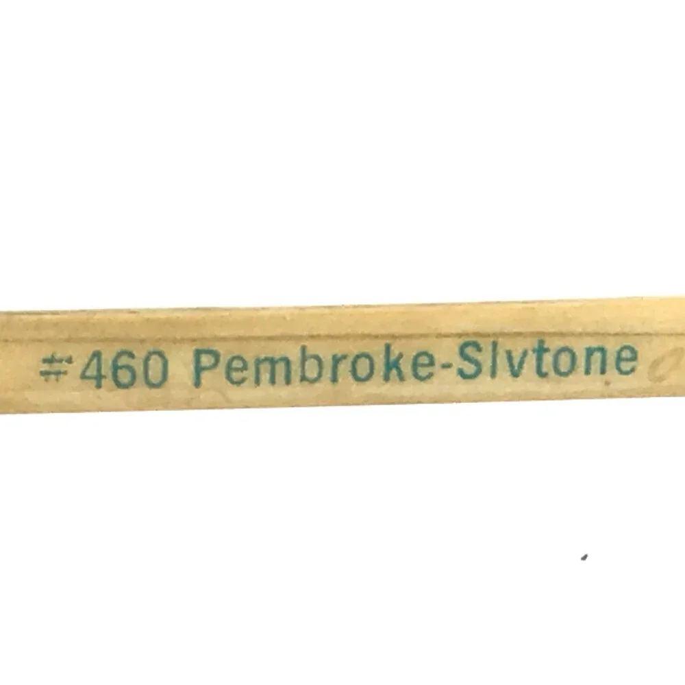 Vintage Universal Eyeglasses Frames #460 Pembroke-Slvtone Silvertone 50-20-130